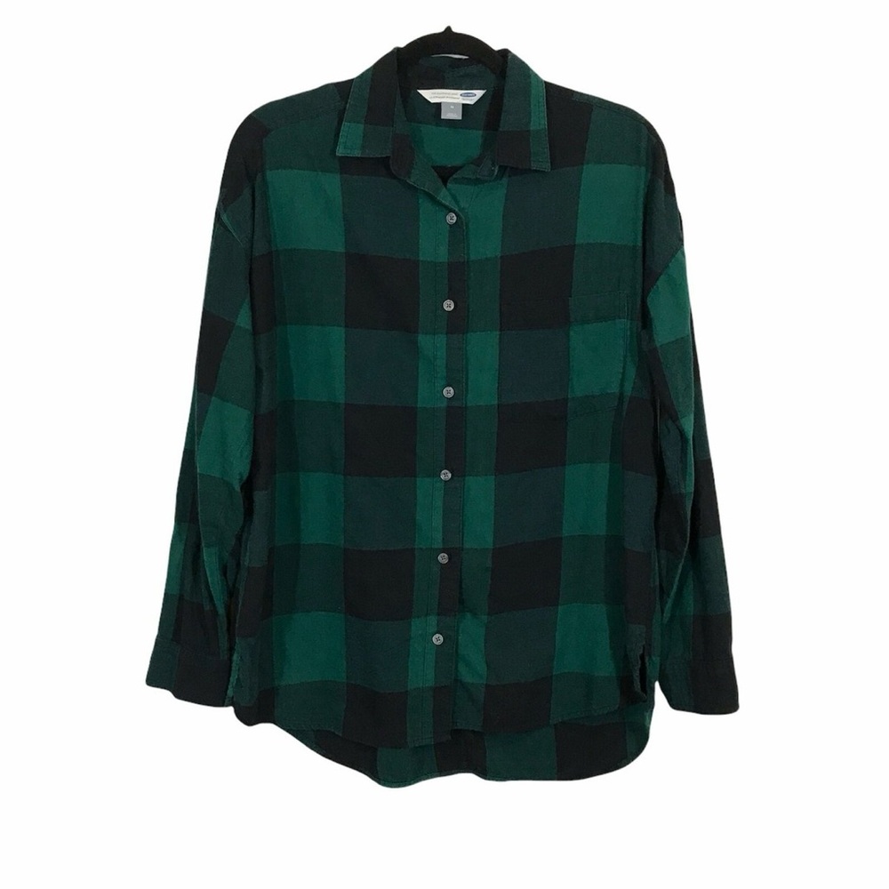 Old Navy Boyfriend Style Flannel Bundle - Picture 2 of 12